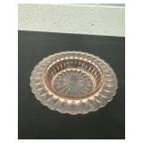 6ï¿½ vintage pink depression glass dish