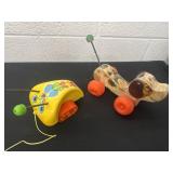2 vintage fisher price toys