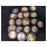 Box of collectible Walking Dead tokens