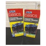 2 35 each large trash bags new