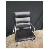 Black Office Chair rolls great