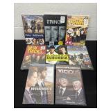 Group of sealed DVDs