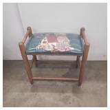 Small decorative bench