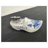 Delfts Porcelain Table Clog Lighter Holland Hand