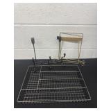 Hooks, and stand and flat ware organizer