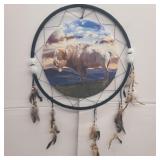 White buffalo dream catcher 24'