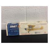 Vintage Comet Piper Cub Balsa Wood Model airplane