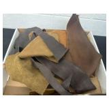 Group of leather pieces