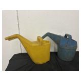 2 vintage J Mark Can and Blue Can