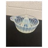 Vintage Opalescent Glass Citrus Fruit Reamer