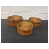woodcrest by styson mid century teak set of 3