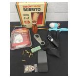 Throw burrito and smoke planet case fishing pole