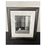 Dog Print in Wood Frame 18x16