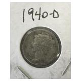 1940-D Mercury Dime