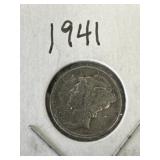 1941 Mercury Dime