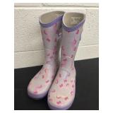 Kids size 4 unicorn rain boots