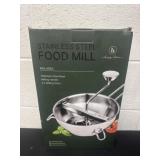 New stainless steel food mill