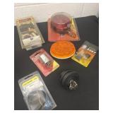 Group of tow lights and flasher gas cap lock