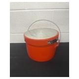 vintage orange bucket