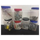 Conatinera of nails and screws