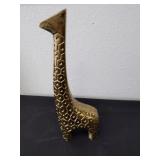 10 inch brass giraffe
