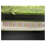 rainbow sapphire tennis bracelet