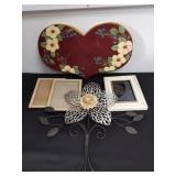 Two 5x7in picture frames, one 4x6 in picture