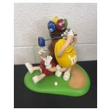 VINTAGE M&M PEANUT CANDY GOLF DISPENSER