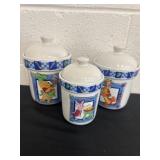 Disney Winnie The Pooh & Friends Canister Set Of