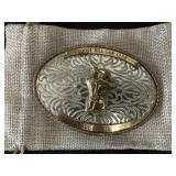 Goose Hill Gun Club Cindy Walker Belt Buckle 4x3
