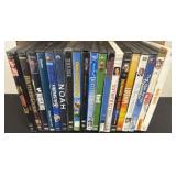 Group of DVDs
