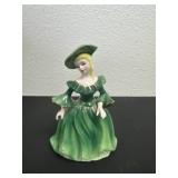 6ï¿½ Vintage Napco 'Lady Ann' Green Dress Planter