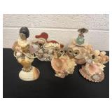 Group of Seashell art