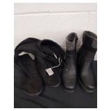 Size 8 and 1/2 and 12 w boots