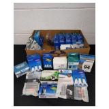 Large group of printer ink cartridges