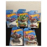 5 hot wheels