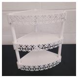 Plastic corner shelves small