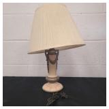 Cast metal antique lamp