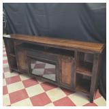 7' Fireplace TV Stand