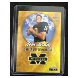 Tom Brady 1999 Rookie Phenoms Rookie Gold