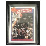 Michael Jordan 1984 USA Olympic rookie promo card