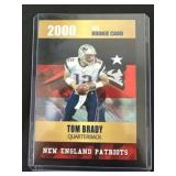 Tom Brady 2000 Rookie Phenoms NFL rookie card