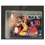 Kobe Bryant 1996 Flair Hot Numbers promo card