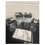 Storage container and cheese cutter