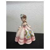 Vintage MCM Kitsch Pretty Girl Planter, #5839. 7ï¿½