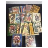 Group of hockey trading cards