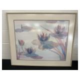 Signed And Framed Floral Artwork ï¿½Reflections -