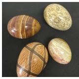 4 marble eggs