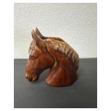6ï¿½ vintage ceramic horse head planter,