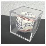 Diamond d 1 perfessional baseball signed